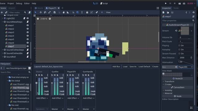 Devlog 2 - Godot Pixel Shooter - Sound + Enemy Design смотреть онлайн