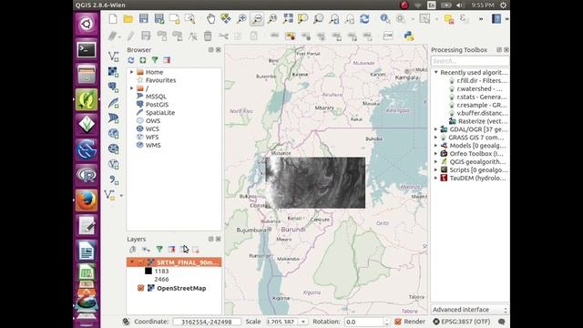 QGIS Hydrology Processing Using GRASS Tools Part 1 -Version II смотреть онлайн