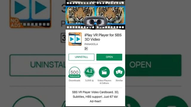 Best VR player for any android Device. смотреть онлайн