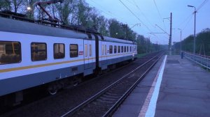Электропоезд ЭП2Д-0035 ЦППК и пение соловьёв