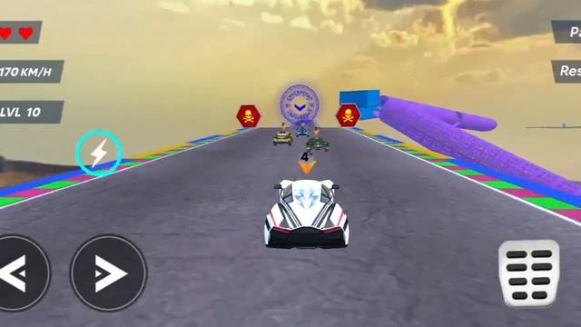 Impossible Car Racing Simulator 2023 New Sport Car Stunts Driving 3D | Android GamePlay смотреть онлайн