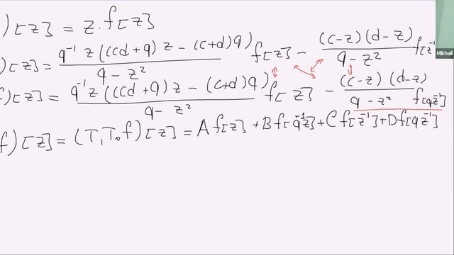 Михаил Васильев — Полиномы Аски-Вильсона и их вырождения (2/3) смотреть онлайн