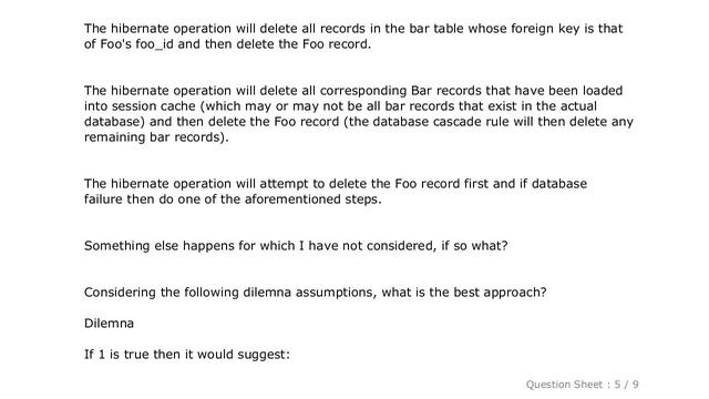 MySQL : JPA Hibernate - cascade delete in both database and annotation смотреть онлайн