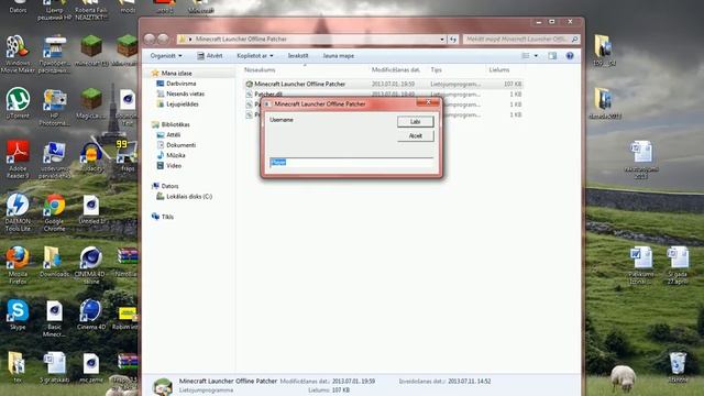 Minecraft Launcher Offline Patcher смотреть онлайн