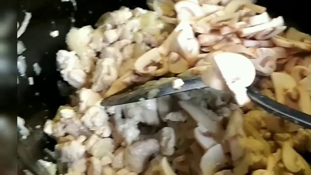 Жульен с грибами и с курицей в корзиночках|Julienne with chicken and mushrooms in baskets|#рецепты смотреть онлайн