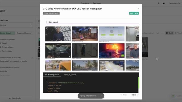 How to use the Twelve Labs search to search within keynotes | NVIDIA GTC 2023 Jensen Huang Keynote смотреть онлайн