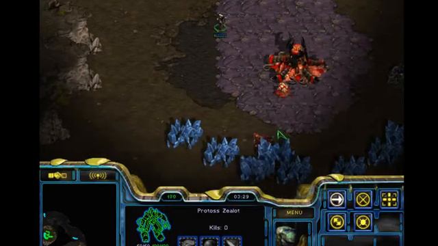 Starcraft BW Patch 1.18 Multiplayer Game 1: PvZ смотреть онлайн