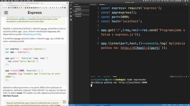 ? 397☞express.js a hapi.js ║Node.JS║ Programovanie s Yetim смотреть онлайн