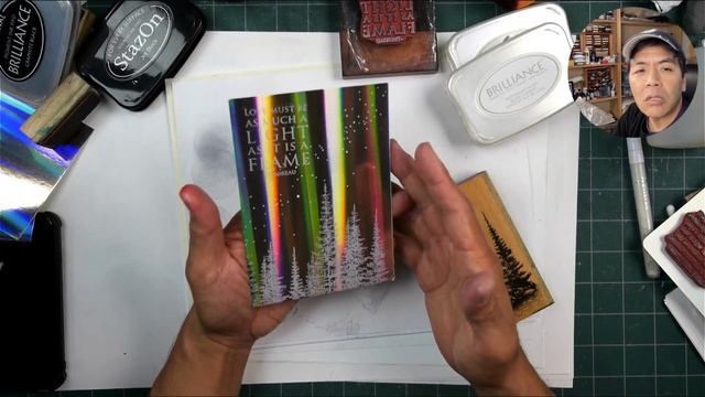 Stampscapes Quick Card/Stamp-along: Silver Holographic смотреть онлайн