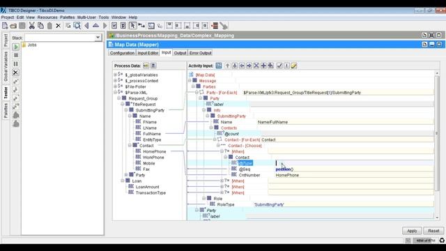 Mapping features in Tibco BW Process using Map Data Activity смотреть онлайн