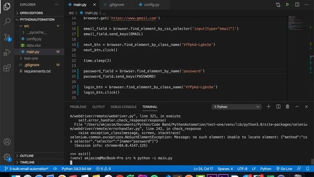 Python Malayalam | Python Web Automation|Part 6 :Gmail Bulk Email Sending Automation|Python Seleniu смотреть онлайн