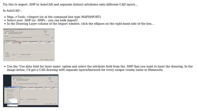 GIS: Importing shapefile into AutoCAD Map 3D? смотреть онлайн