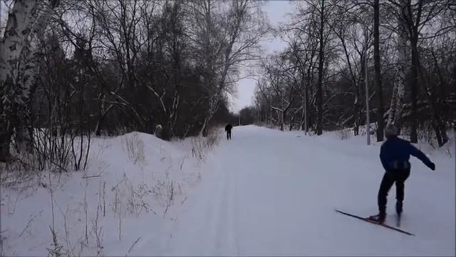 Моя жизнь после 70 лет. Прогулка на лыжах. смотреть онлайн