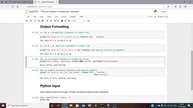 Standard Input and Output | Python | Data Science and ML смотреть онлайн