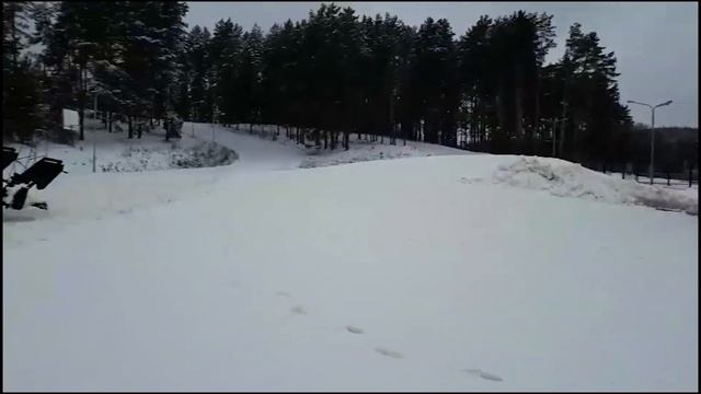 ВОЦОР по звс .2020 встречаем созданием новой трассы с искусственным снегом. г Городок смотреть онлайн