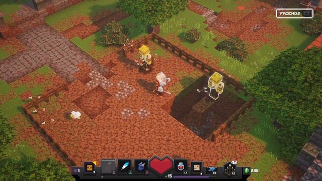 Minecraft Dungeons 2 Player couch co-op PS4 Review смотреть онлайн