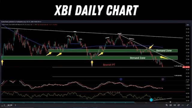 ? XBI LABU LABD Stock ETF Biotech Sector - ?IS THIS THE BOTTOM?? смотреть онлайн