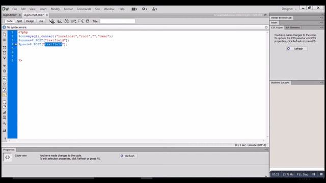 Login Using Php And Mysql part 1 by sbphptricks смотреть онлайн