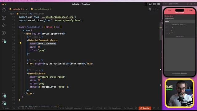 Build Your First App: Tesla Clone with React Native (Tutorial for Beginners) смотреть онлайн