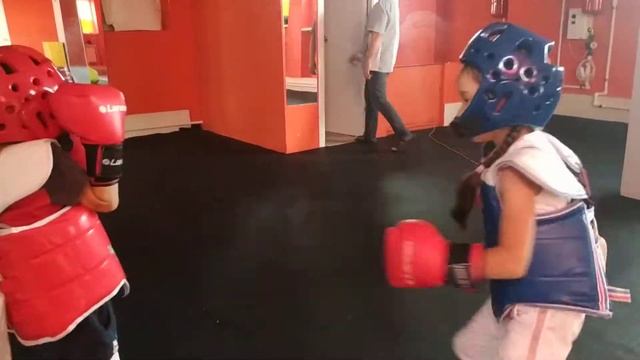 Тхэквондо ГТФ в Нагаево Шмидтово . спарринговая техника. смотреть онлайн