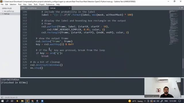 Real Time Face Mask Detection with OpenCV, Tensorflow and Python| With Source Code & complete guide смотреть онлайн