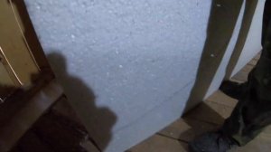 Утеплили потолок. Пенопласт на чердаке.