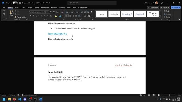 Class 12|| Informatics Practices || Round Function in mySql смотреть онлайн