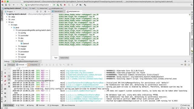 How to read file in faster way in Spring Batch using TaskExecutor? смотреть онлайн
