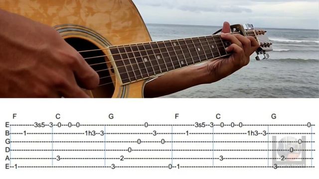 Oceans - Guitar Fingerstyle With Chords + Tabs смотреть онлайн
