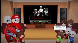 UNDERTALE & UNDERFELL REACT TO BAD TIME TRIO RECALLED KNOWLEDGE PHASE 2 (REQUEST)