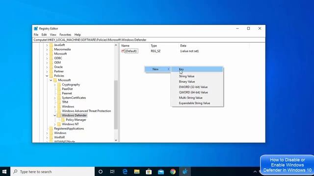 How to Disable or Enable Windows Defender on Windows 10 смотреть онлайн