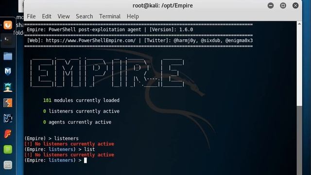 Powershell Empire Install on Kali смотреть онлайн