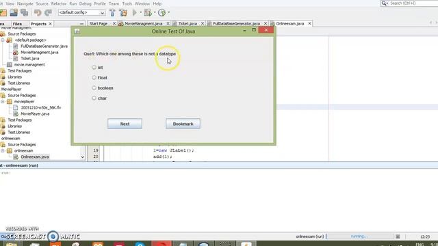 Quiz in Core Java || #randomized_nature || #cs50 || java project || beginners смотреть онлайн