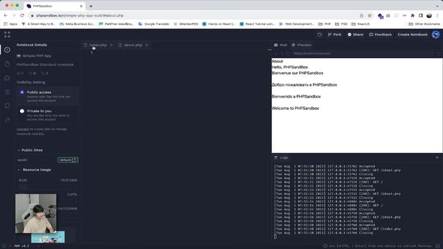 แนะนำเว็บ PHPSandbox สำหรับเขียน PHP + Framework บนเว็บบราวเซอร์ได้เลย สะดวกมากๆ ลองเลย! ??? смотреть онлайн