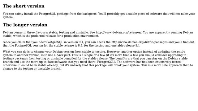 Unix & Linux: Choosing Linux Distro for PostgreSQL (4 Solutions!!) смотреть онлайн