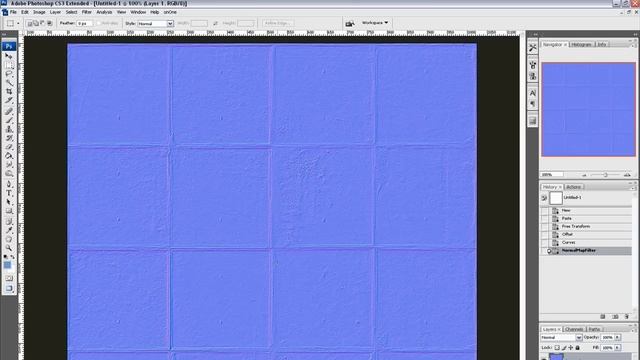 Creating Normal Maps In Photoshop смотреть онлайн