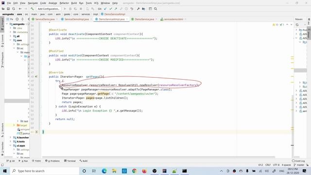 AEM Tutorial #29 | OSGi Service #1 | Writing and Calling OSGi Service in aem смотреть онлайн