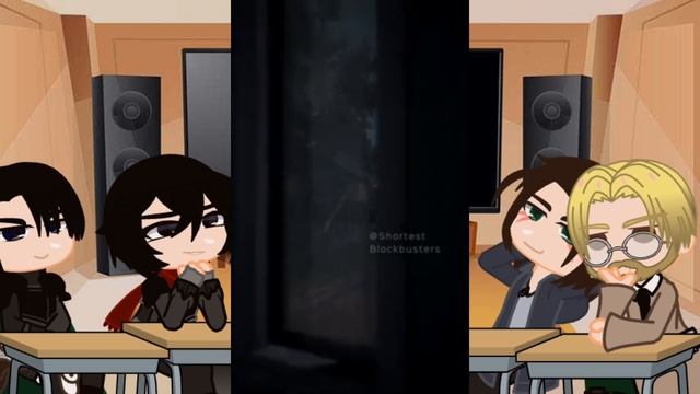 Yeagers & Ackermans react to Titans in modern world + Goat monster Gacha club Aot / Snk смотреть онлайн