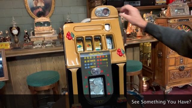 1947 MILLS GOLDEN FALLS Dollar Slot Machine SOLD смотреть онлайн