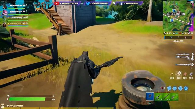 Fortnite Invasion Armored BATMAN Zero Point Skin Gameplay! смотреть онлайн