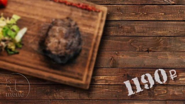 Meet Meat меню-борд - Меню, стейки и акции 3в1 / Menu Board steaks / 数字菜单板牛排 смотреть онлайн