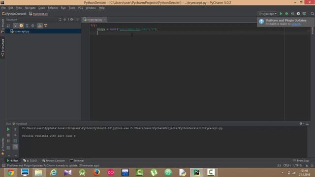 26. Python 3 İle Try Except ve Finally смотреть онлайн