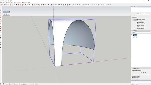 Creating A Glass Lattice W/Curviloft - SketchUp Extension Tutorials