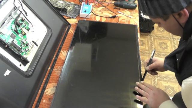 TELEFUNKEN TF-LED32S37T2 (MS34631-ZC01-01) НЕТ ПОДСВЕТКИ. РЕМОНТ+ ДОРАБОТКА ТОКА ПОДСВЕТКИ смотреть онлайн