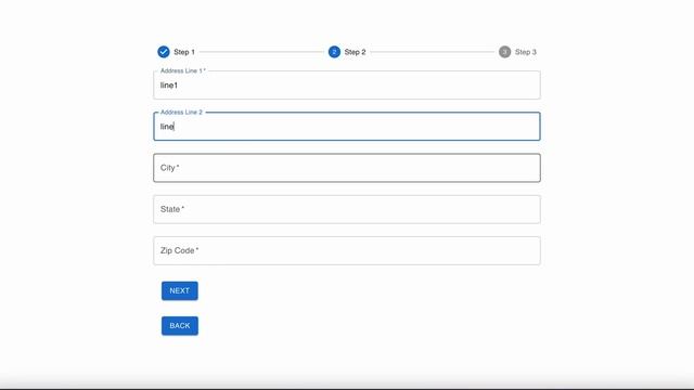 Stepper using Material UI - create dynamic forms. Field are rendered from a JSON file. | ReactJs смотреть онлайн