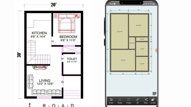 How to Create 3d Home Design || 3D House Design App || Mobile Mein Ghar Ka Naksha смотреть онлайн