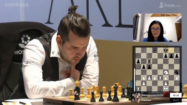 FIDE World Chess Championship Game 1 | Carlsen vs Nepo смотреть онлайн