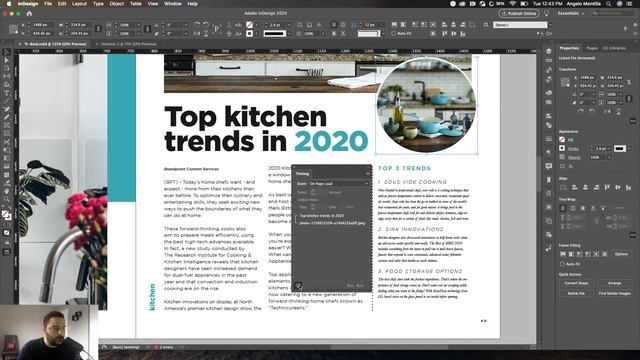 Create an interactive E-Magazine in Adobe InDesign смотреть онлайн