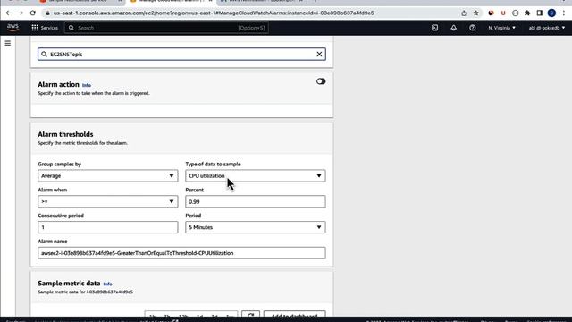 How To: EC2 Email Alarm Using CloudWatch (3 Min) | AWS EC2 CloudWatch Threshold Alert SNS Alarm смотреть онлайн