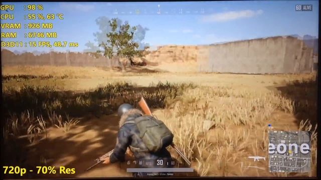 intel HD 520 | PUBG 1.0 Release - 720p 50%, 70%, 100% Resolution Scale смотреть онлайн
